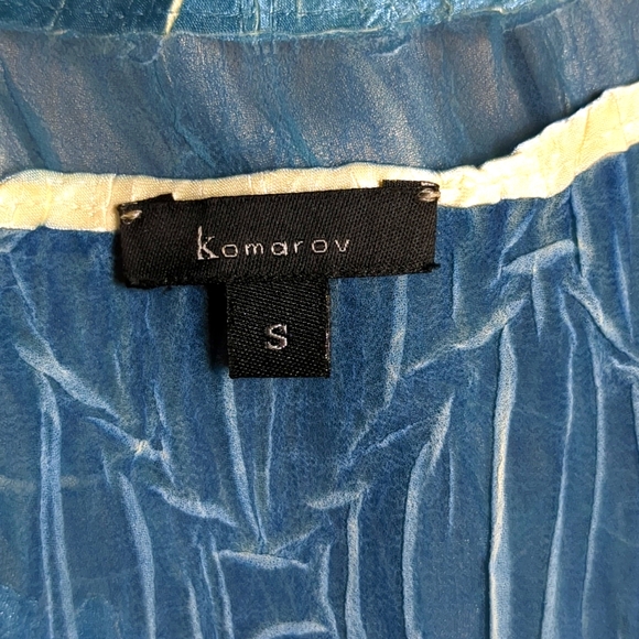 Komarov Luxury Designer Flare pleated Dress Size S - Picture 15 of 16